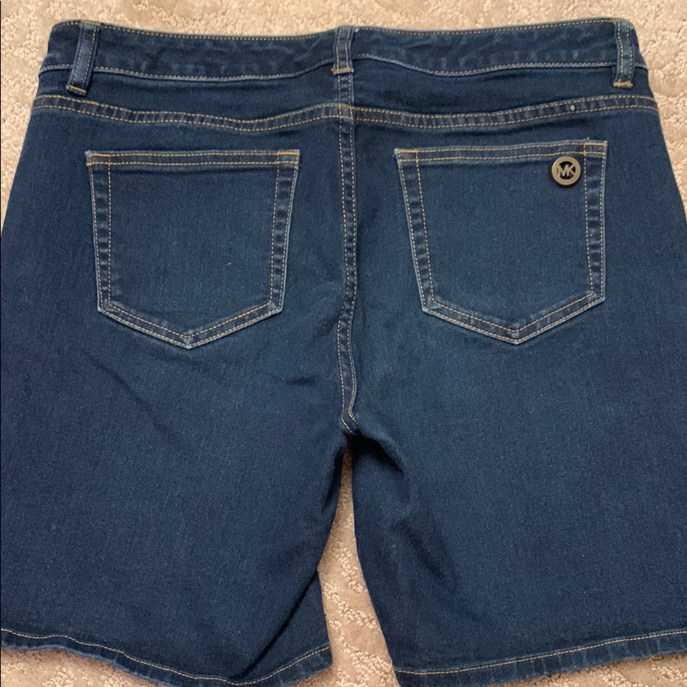 Michael Kors Dark Blue Denim Shorts